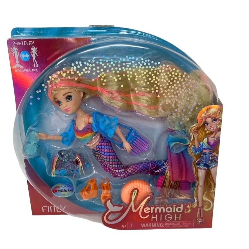 Mermaid High Finly Fashion Doll Mermaid 2-in-1 Play